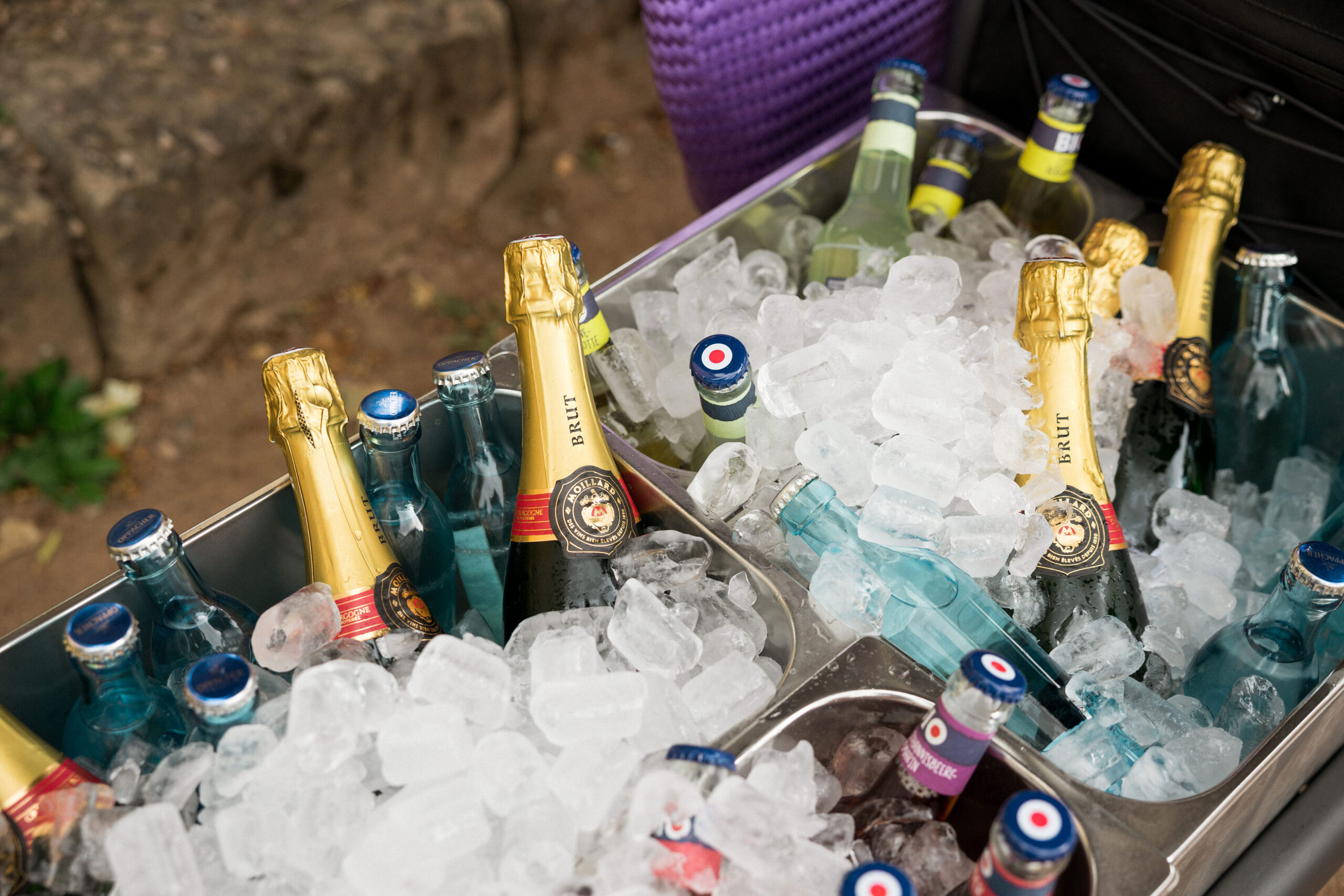 Champagnerklub Event im Freien