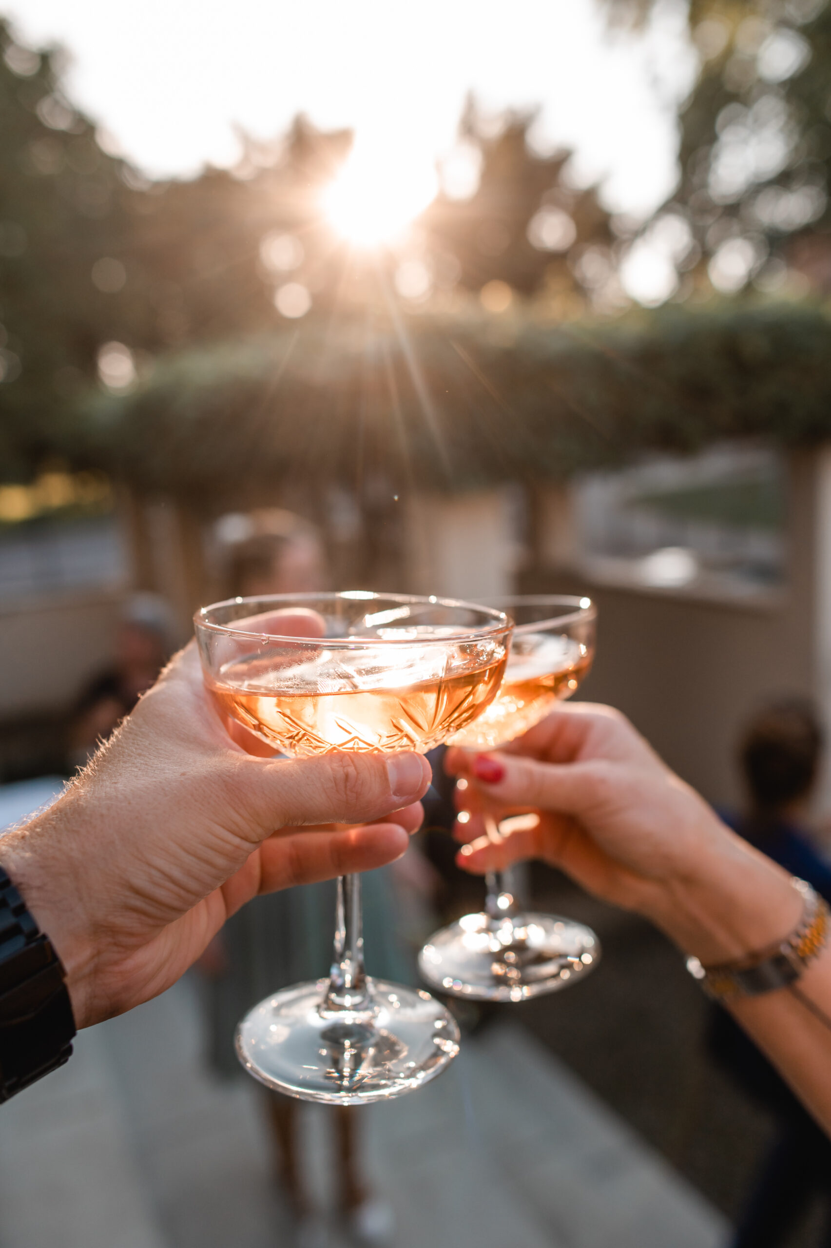 Champagnerklub Hochzeitsfeier mit Champagnerausschank